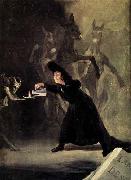 Francisco de goya y Lucientes The Bewitched Man Sweden oil painting artist